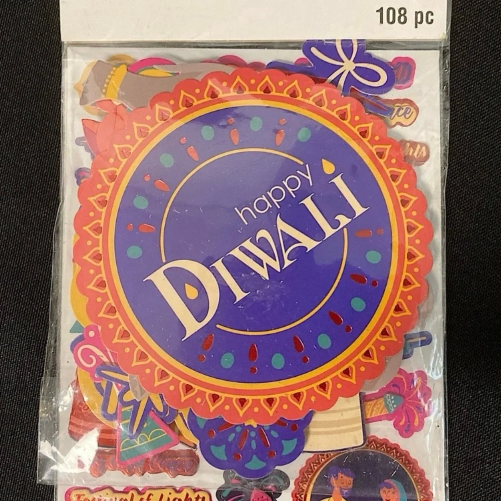 ⭐️ Recollections Diwali 108 Scrapbooking Stickers Pack